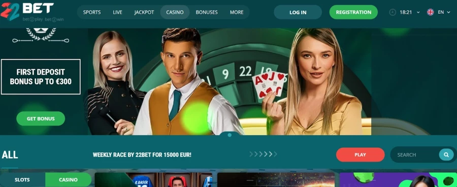 22bet casino